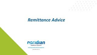 Remittance Advice [upl. by Seidnac225]