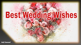 Wedding congratulations Message to Newlyweds Best Wishes to a Married Couple [upl. by Rebel]