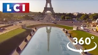 VIDÉO 360  Volez en Jetpack audessus de Paris [upl. by Letsirk565]