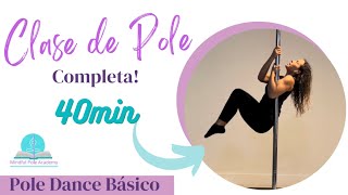 Case de Pole dance completa nivel Básico 40 min [upl. by Ranita]