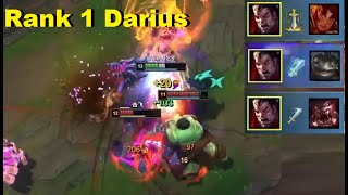 Rank 1 Darius  Engsub  Carry the Team for an Epic Comeback Win [upl. by Nylrem22]