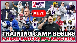 Start Of Giants Training Camp And Review Of Hard Knocks Offseason Episode 4 [upl. by Siram]