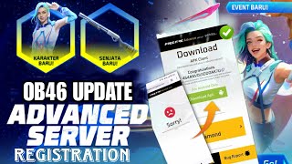 OB46 Advance Server Registration  How to Get Login code for OB46 Update Advance Server APK [upl. by Witte]