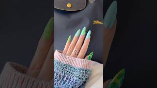 Fall nails Chrome nail design Fall nail art nailart fashion [upl. by Jayme385]