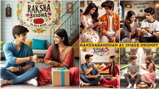 Raksha Bandhan Ai Photo Editing Prompt  Rakshabandhan Ai Photo Kaise Banaye  Ai Photo Editing [upl. by Adriene352]