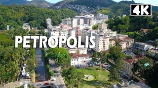 PETRÓPOLIS VISTO DE CIMA  4K [upl. by Stanfield591]