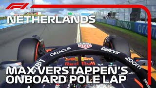 Max Verstappens Pole Lap  2023 Dutch Grand Prix  Pirelli [upl. by Rourke]