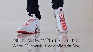 The Coolest Nike Tuned Design White  University Red Review amp On Foot nike sneaker [upl. by Lalla]