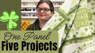 Get Creative 5 Fun Projects With Just One Fabric Panel msqcshowandtell msqcpartner [upl. by Erda]