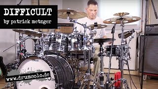 Patrick Metzger  Difficult  Drumline  DrumPlayalong [upl. by Angadresma]