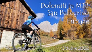 Dolomiti in MTB  San PellegrinoFuciade [upl. by Eudo]