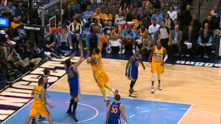 JaVale McGee Posterizes Andrew Bogut [upl. by Attenyl]