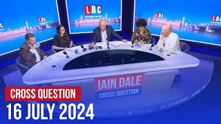 Cross Question with Iain Dale 1607  Watch again [upl. by Etnoed889]