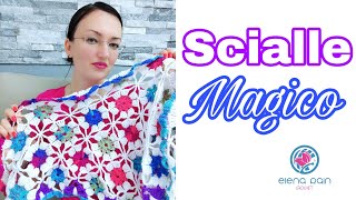 Creare Magia con lo Scialle all Uncinetto Tutorial completo per Principianti e Esperti [upl. by Eelarak]