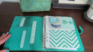 Filofax Setup A5 Aqua Lockwood 2017 [upl. by Ynittirb115]