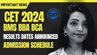 BMS BBA BCA CET 2024 PHASE 2 RESULT DATE CAP ROUND amp MERIT LIST SCHEDULE ANNOUNCED mediamentor [upl. by Vig672]