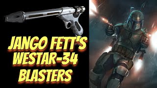 Jango Fett and his WESTAR34 BLASTER PISTOLS  Star Wars Shorts [upl. by Wolpert180]