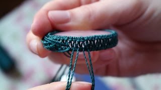 Quick Macrame Tutorial on How to Wrap a Stone DIY [upl. by Etnaed]