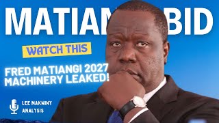 🚨 quotRutos Camp in PANIC as Fred Matiangi Prepares for MIGHTY and SHOCKING 2027 Presidential Bid 🗳️ [upl. by Alihs83]