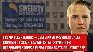 Swebbtv Nyheter 4 november 2024 [upl. by Bitthia]