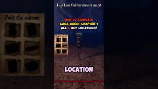 LANA LORE QUEST ALL KEY LOCATIONS Chapter 1 on DRESS TO IMPRESS dresstoimpress roblox dti [upl. by Gaye]