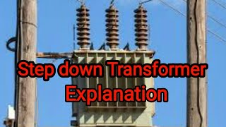 Step down transformer explanation in teluguelectricaldosteducationeee [upl. by Milburn210]