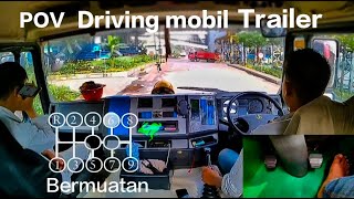 Tes Driver Mengemudi Mobil Shacman F200 340 Dengan Muatan banyak tidak di ikat Sama sekali [upl. by Laks]