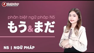 N5  NGỮ PHÁP  PHÂN BIỆT もう amp まだ  HỌC TIẾNG NHẬT CÙNG NGÂN SAKUMI [upl. by Joelly20]