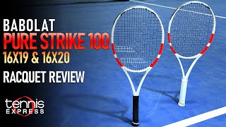 Babolat Pure Strike 100 Gen4 Tennis Racquet Review  Tennis Express [upl. by Moht]