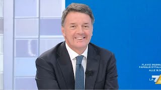 Matteo Renzi ospite a Laria che tira  14112024 [upl. by Ellehcsor290]