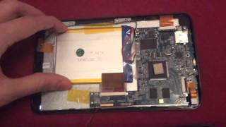 trekstor surftab breeze 70 teardown Innenleben Ausbau tablet [upl. by Navy]