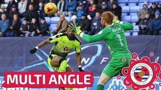 MULTI ANGLE  Garath McCleary scores after 57 seconds in Wigan [upl. by Aisatal]