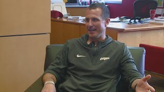 Football Camp Report Oneonone with Washington State head coach Jake Dickert [upl. by Brighton83]