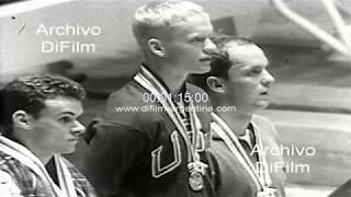 Donald Schollander  swimming mens 100m freestyle  Summer Olympic Games 1964 [upl. by Allerim]