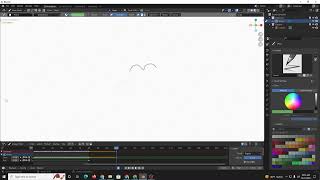 Blender Grease Pencil Interpolation [upl. by Anairad]