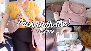 PACK W ME FOR COLORADO  Ft Béis Mini Weekender [upl. by Ojeibbob]