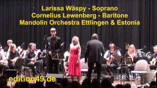 Mozart Duett Papageno Papagena Wäspy Lewenberg Mandolin Orchestra Ettlingen Estonia Bagger [upl. by Hoj779]