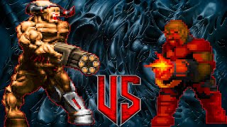 Zyberdemon vs Chaingunner  AfterDOOM  Monster Infighting  DOOM RETRO ARENA [upl. by Nila448]