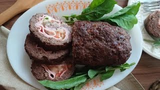 Rocambole de carne moída na airfryer [upl. by Letnuahc]