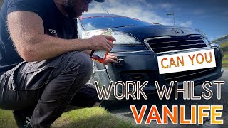 Working Whilst Living In A Van Can Be Done Because I Am Doing It  Peugeot Expert  Episode 16 [upl. by Inaluiak264]