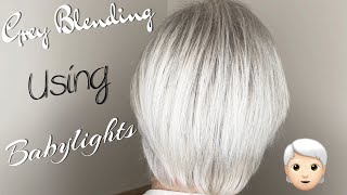 GREY BLENDING USING BABYLIGHTS [upl. by Sybila230]