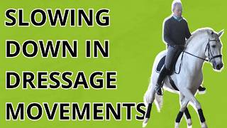 Why do horses slow down in dressage movements [upl. by Liamaj]