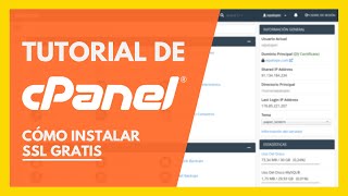 Cómo tener un Certificado SSL GRATIS en cPanel para HTTPS en WordPress y otras Apps ✅ Tutorial 2023 [upl. by Licko]