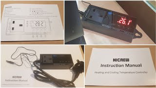 Nicrew Aquarium Temperature Controller Budget Inkbird Alternative [upl. by Ykcub502]