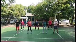 New Runaround Sue  Line Dance Choreo Lina Vian  INA  Beginner Demo by Lavender [upl. by Rasec]