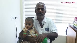 The couple conceived after IVF treatment by Dr Latha V an IVF specialist at Nova IVF Coimbatore [upl. by Ahseekat424]