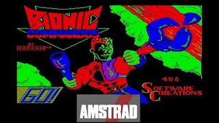 Amstrad CPC 464 Games  Bionic Commando [upl. by Ardnassela]