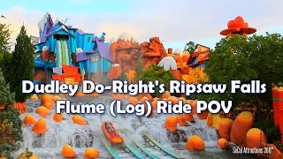 HD Dudley DoRights Ripsaw Falls POV  Log Ride  Islands of Adventure [upl. by Salman]