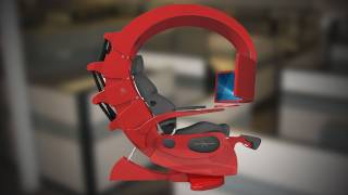 Hak5  The Perfect Work Station Chair For Programmers and Gamers Emperor 1510 at 2012 [upl. by Namilus]