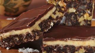 Nanaimo Bars Classic Version  Joyofbakingcom [upl. by Blalock]